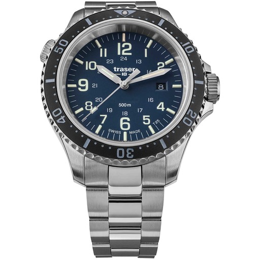 Hodinky Traser H3 109375 P67 T25 SuperSub blue 46 mm diver 50ATM