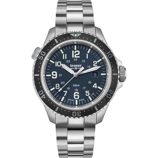 Hodinky Traser H3 109375 P67 T25 SuperSub blue 46 mm diver 50ATM