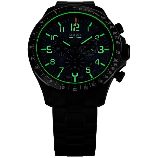 Hodinky Traser H3 109462 P67 Officer chrono blue steel 46mm 10ATM