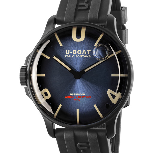 Hodinky U-Boat 8700/E Darkmoon Blue IPB Soleil Capsoil 44mm 5ATM