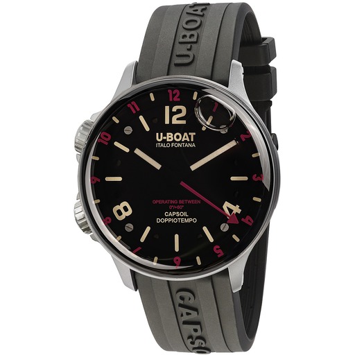 Hodinky U-Boat 8839 Capsoil Doppiotempo SS GMT 45mm 10ATM