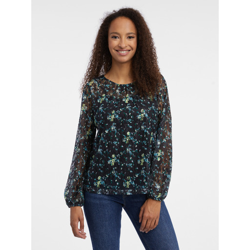Black women's floral blouse ORSAY