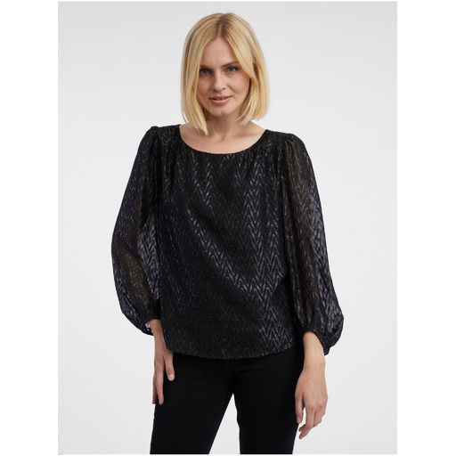 Black women's patterned blouse ORSAY