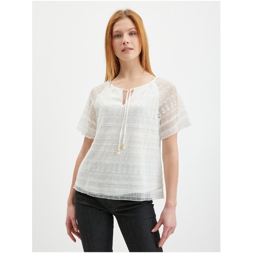White women's lace blouse ORSAY
