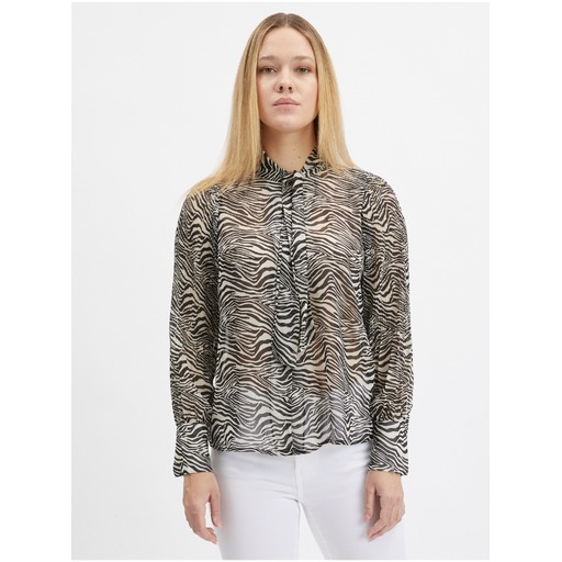 Black women's patterned blouse ORSAY