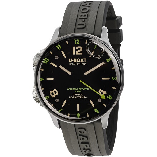Hodinky U-Boat 8838/A Capsoil Doppiotempo SS GMT 45mm 10ATM
