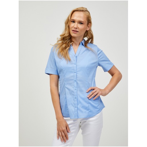 Light blue short-sleeve shirt ORSAY