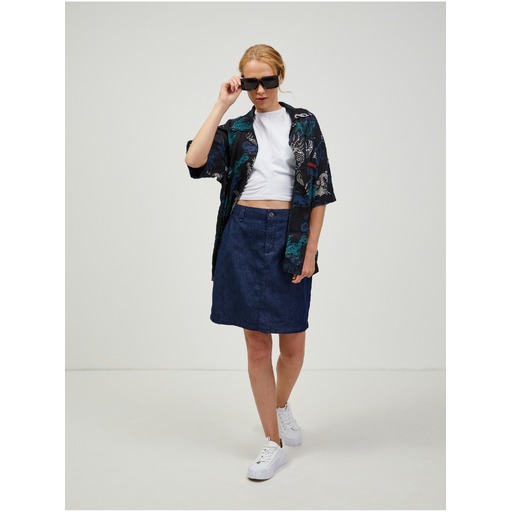 Dark blue denim skirt ORSAY