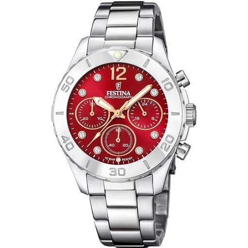Hodinky Festina F20603/2 Boyfriend Chronograph 39mm 10ATM