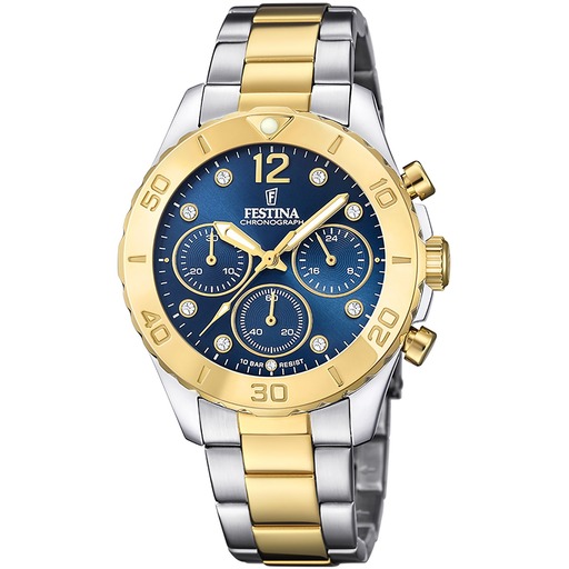 Hodinky Festina F20604/3 Boyfriend Chronograph 39mm 10ATM