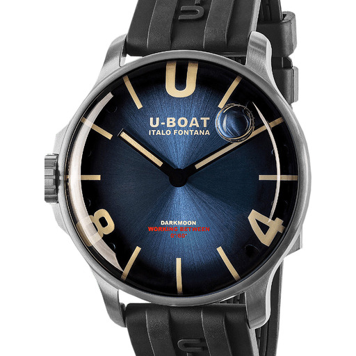 Hodinky U-Boat 8704/E Darkmoon Blue SS Soleil Capsoil 44mm 5ATM