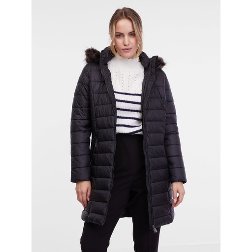 Black women's quilted coat ORSAY