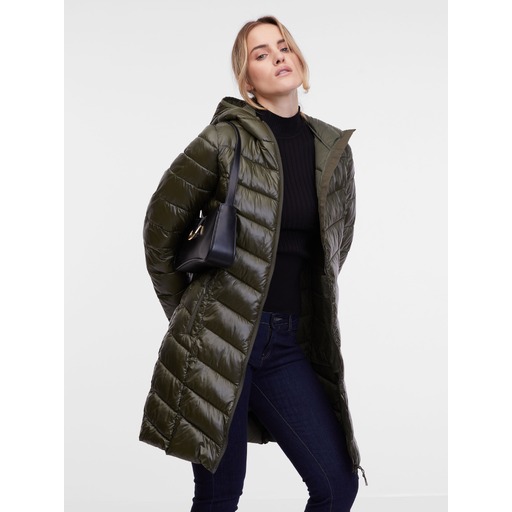 Khaki women's quilted coat ORSAY