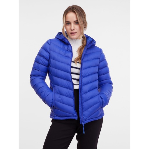 Blue women's quilted jacket ORSAY