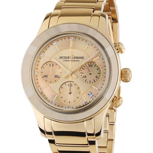Hodinky Jacques Lemans 1-2151H Venice Chronograph 38mm 5ATM