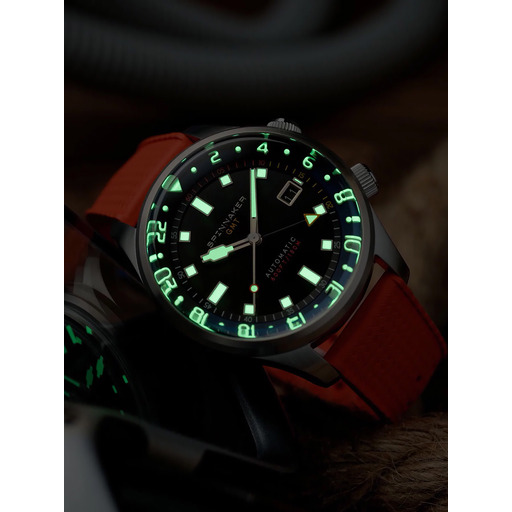 Hodinky Spinnaker SP-5121-66 Bradner GMT Automatic 42mm 18ATM