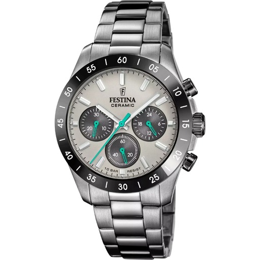 Hodinky Festina F20703/1 Chronograph Ceramic 39mm 10ATM