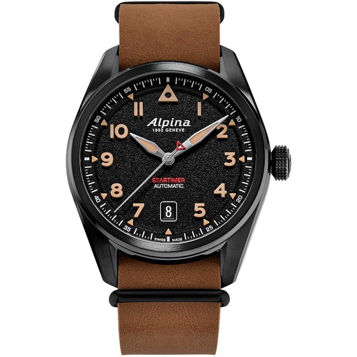 Hodinky Alpina AL-525BW4SB36 Startimer Pilot Automatic 40mm 10ATM
