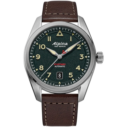 Hodinky Alpina AL-525KW4S36 Startimer Pilot Automatic 40mm 10ATM