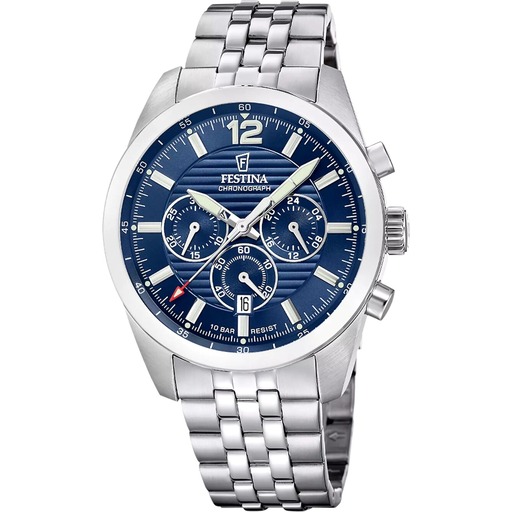 Hodinky Festina F20742/1 Timeless Chronograph 44mm 10ATM