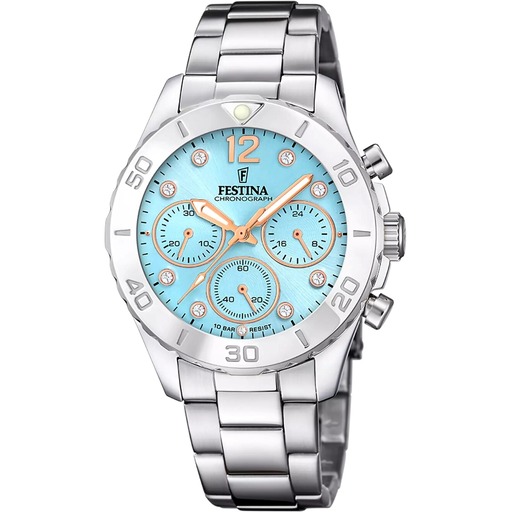 Hodinky Festina F20603/4 Boyfriend Chronograph 39mm 10ATM