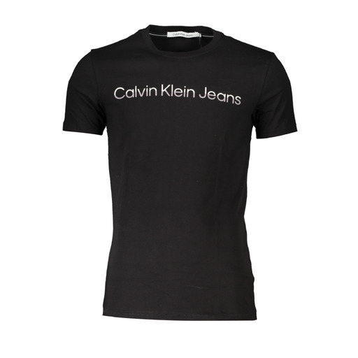 CALVIN KLEIN T-SHIRT MANICHE CORTE UOMO NERO