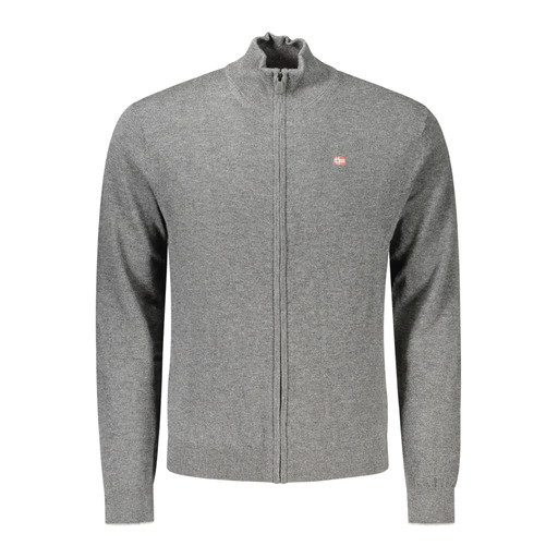 NAPAPIJRI CARDIGAN UOMO GRIGIO