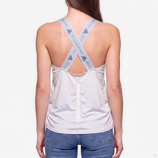 Adidas TruePur White Perforated Women's Tank Top