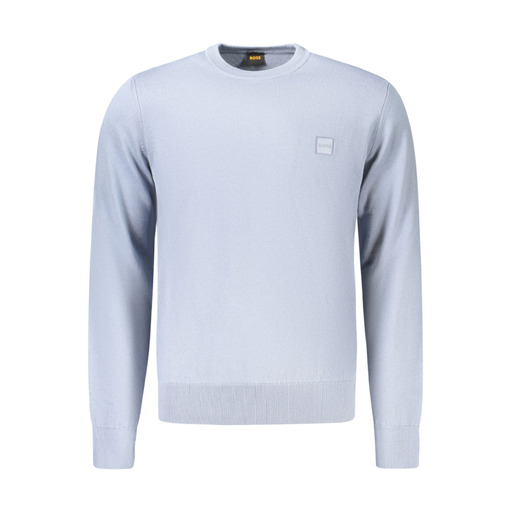 BOSS MAGLIA UOMO AZZURRO