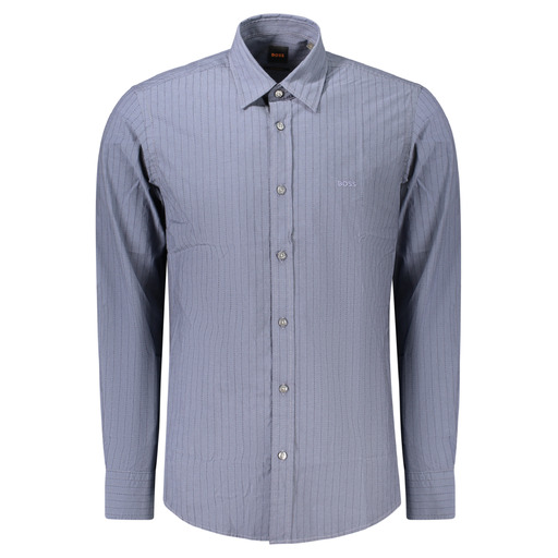 BOSS CAMICIA MANICHE LUNGHE UOMO BLU