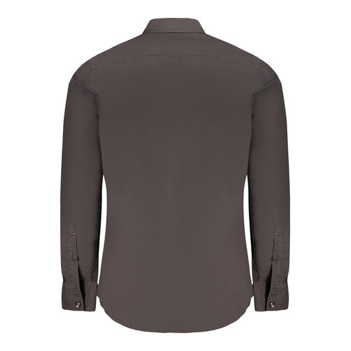 HUGO BOSS CAMICIA MANICHE LUNGHE UOMO NERO