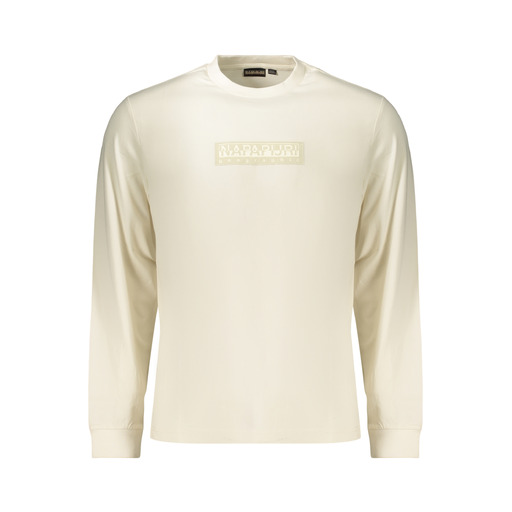 NAPAPIJRI T-SHIRT MANICHE LUNGHE UOMO BIANCO