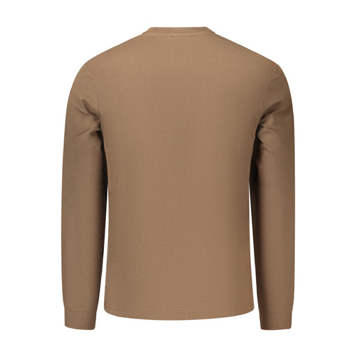 NAPAPIJRI T-SHIRT MANICHE LUNGHE UOMO MARRONE