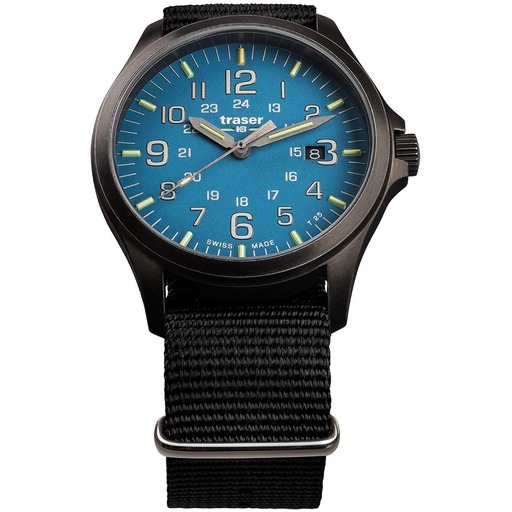 Hodinky Traser H3 108647 P67 Officer GunMetal Skyblue 42mm 10ATM