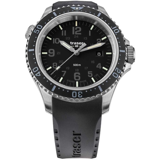 Hodinky Traser H3 109377 P67 T25 SuperSub black 46 mm diver 50ATM