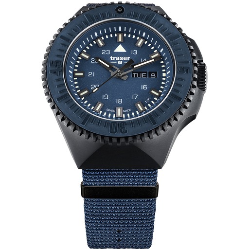 Hodinky Traser H3 109856 P69 Black-Stealth Blue 46mm 20ATM
