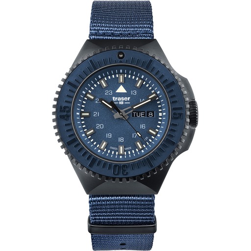 Hodinky Traser H3 109856 P69 Black-Stealth Blue 46mm 20ATM