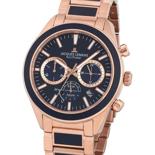 Hodinky Jacques Lemans 1-2115H Eco Power Apple Chronograph 44mm 10ATM