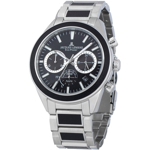 Hodinky Jacques Lemans 1-2115F Eco Power Apple Chronograph 44mm 10ATM