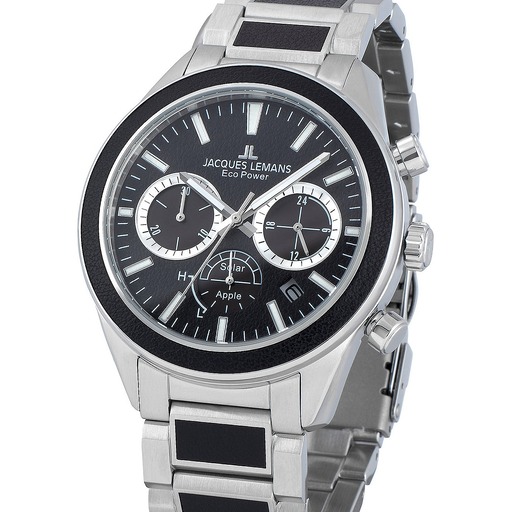 Hodinky Jacques Lemans 1-2115F Eco Power Apple Chronograph 44mm 10ATM