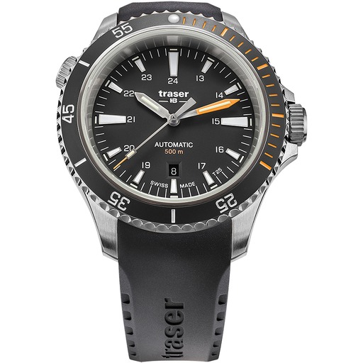 Hodinky Traser H3 110322 P67 Diver Automatic Black 46mm 50ATM