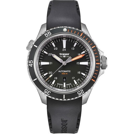 Hodinky Traser H3 110322 P67 Diver Automatic Black 46mm 50ATM