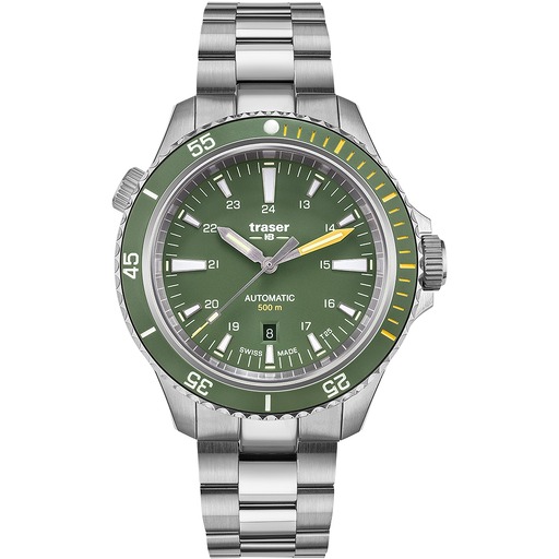 Hodinky Traser H3 110325 P67 Diver Automatic Green Special Set 46mm 50ATM