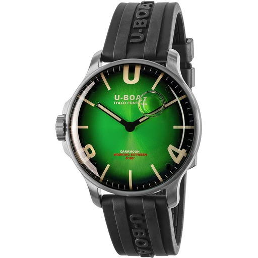 Hodinky U-Boat 8702/E Darkmoon Green SS Soleil Capsoil 44mm 5ATM