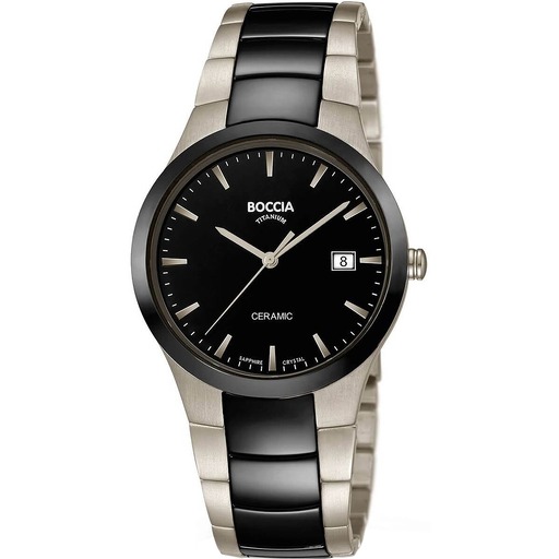 Hodinky Boccia 3639-01 ceramic titanium 39mm 5ATM