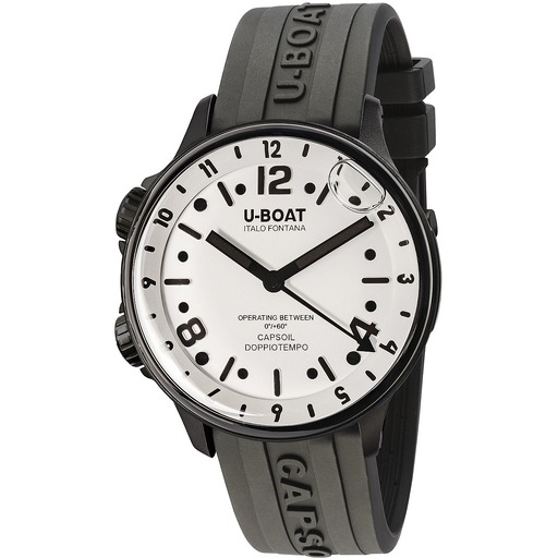 Hodinky U-Boat 8889 Capsoil Doppiotempo DLC GMT 45mm 10ATM
