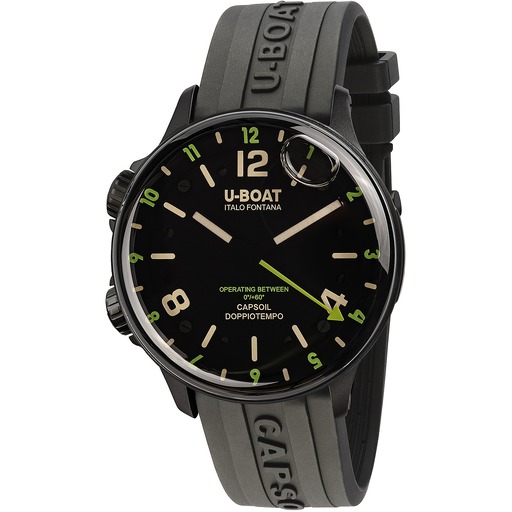 Hodinky U-Boat 8840/B Capsoil Doppiotempo DLC GMT 45mm 10ATM