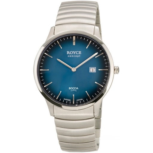 Hodinky Boccia 3645-03 Royce Titanium 40mm 3ATM
