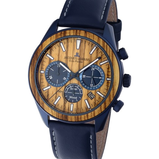 Hodinky Jacques Lemans 1-2115N Eco Power Solar Chronograph 44 mm