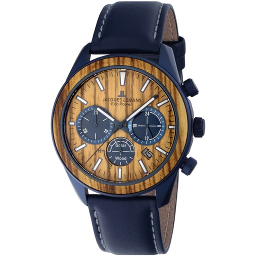 Hodinky Jacques Lemans 1-2115N Eco Power Solar Chronograph 44 mm